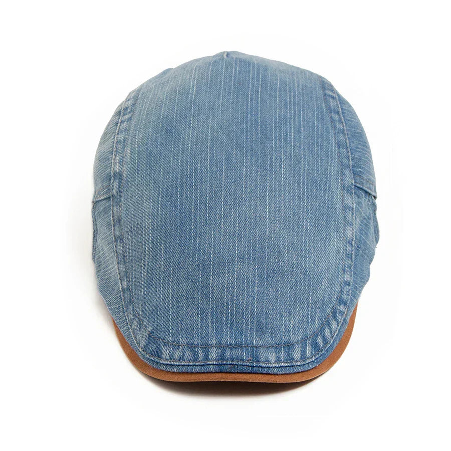 Fedor | Premium-Jeans-Schirmmütze – Zeitloser Stil und Komfort für jeden Tag.