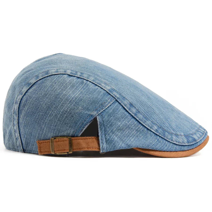 Fedor | Premium-Jeans-Schirmmütze – Zeitloser Stil und Komfort für jeden Tag.