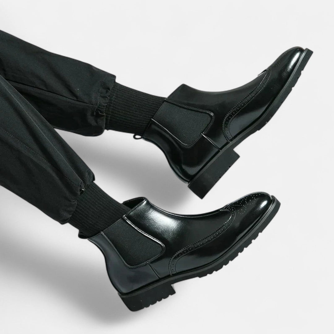 Walter | Stilvolle Chelsea-Stiefel für Herren aus hochwertigem Kunstleder bei Waltherhaus