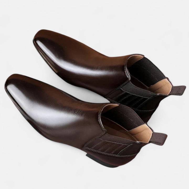 Max | Stilvolle Herren-Stiefeletten aus hochwertigem Kunstleder
