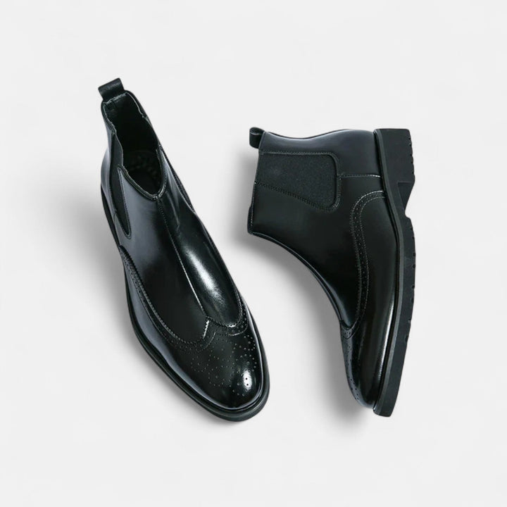 Walter | Stilvolle Chelsea-Stiefel für Herren aus hochwertigem Kunstleder bei Waltherhaus