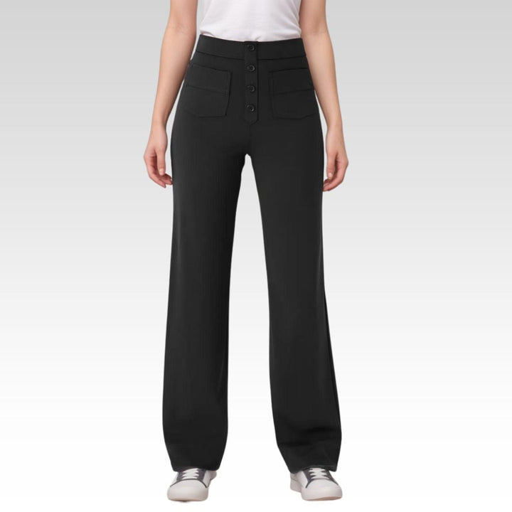Selina | Elastische Hose mit hoher Taille