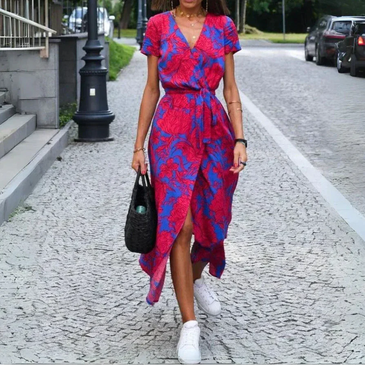 Lena | Elegantes Kleid mit V-Ausschnitt