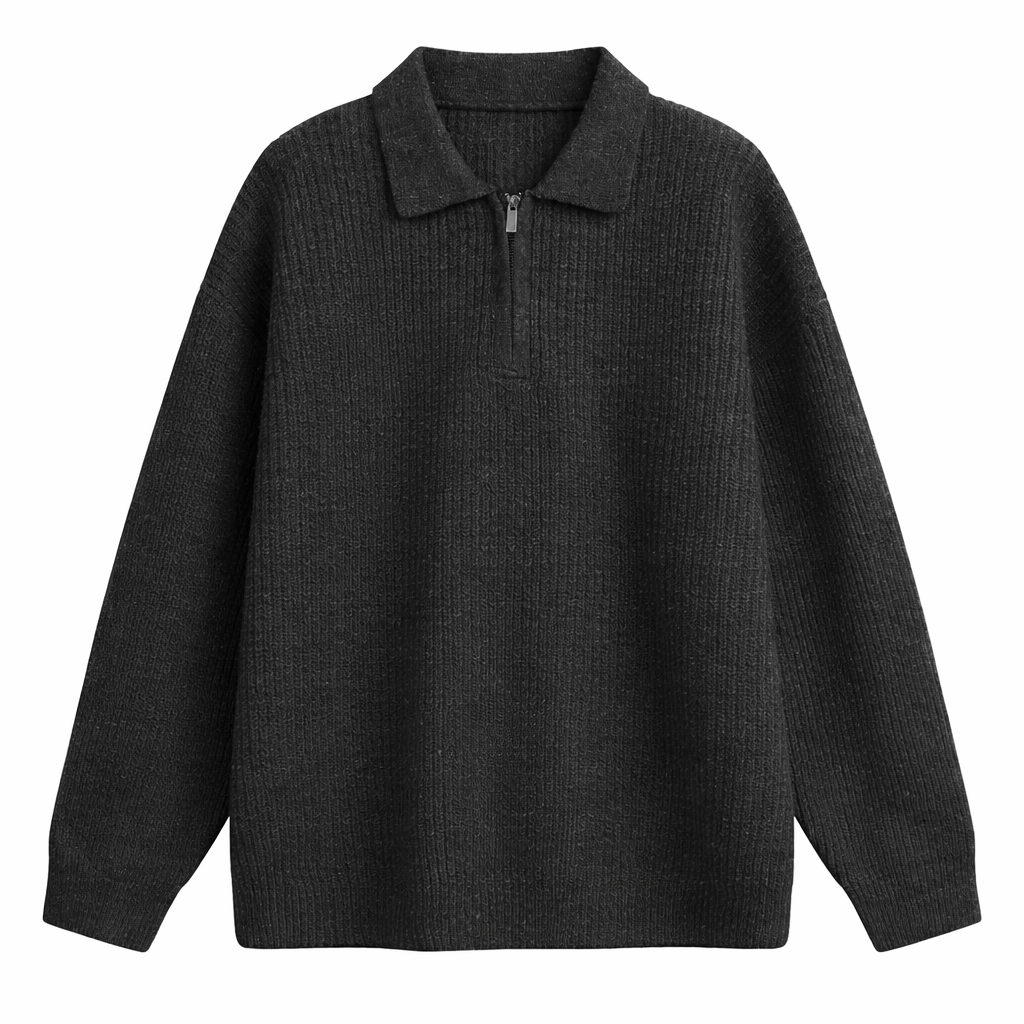 Ruben | Pullover mit Quarter-Zip