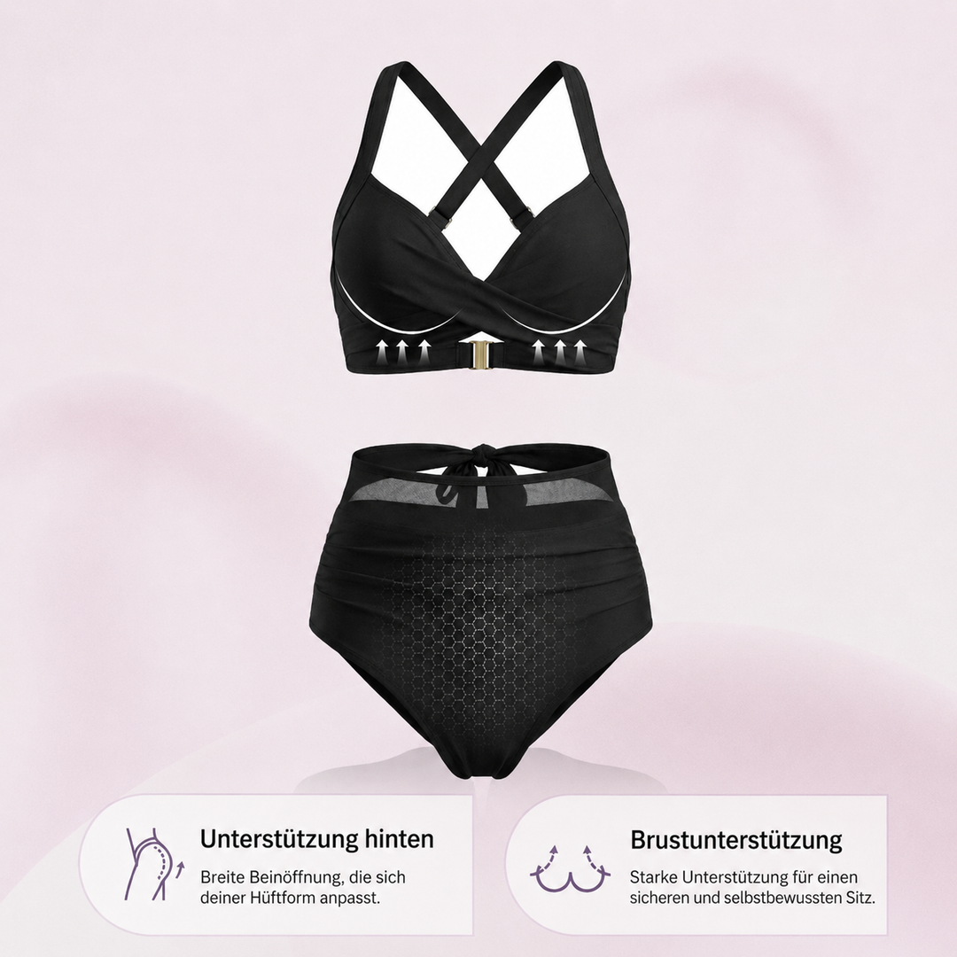 Sabine | 2-in-1 Hoch Taillierter Tummy Control Bikini