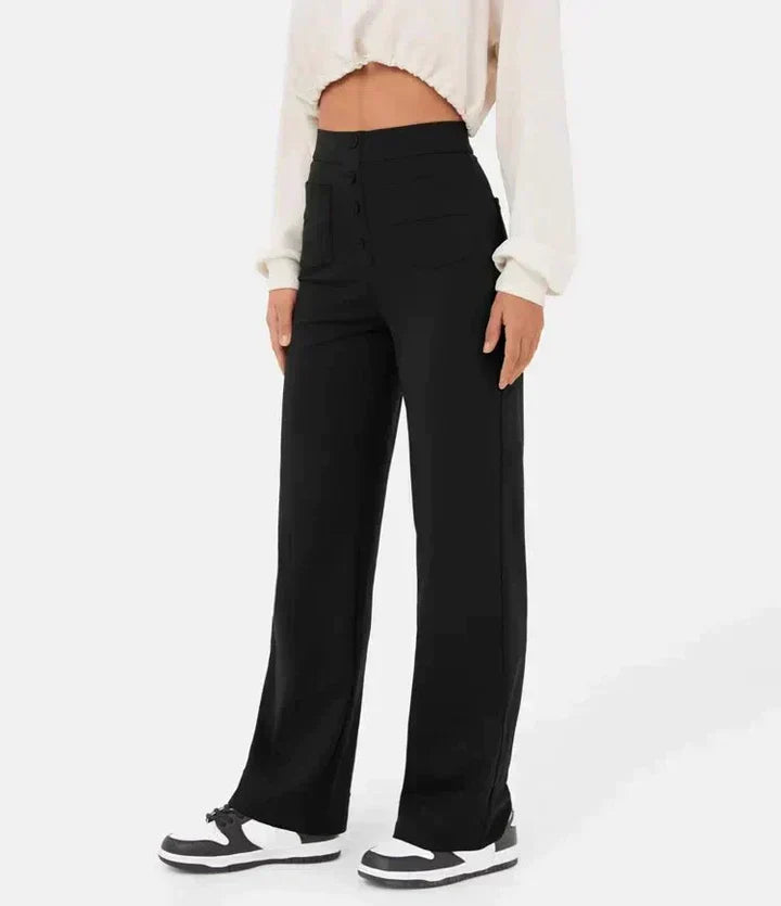 Selina | Elastische Hose mit hoher Taille