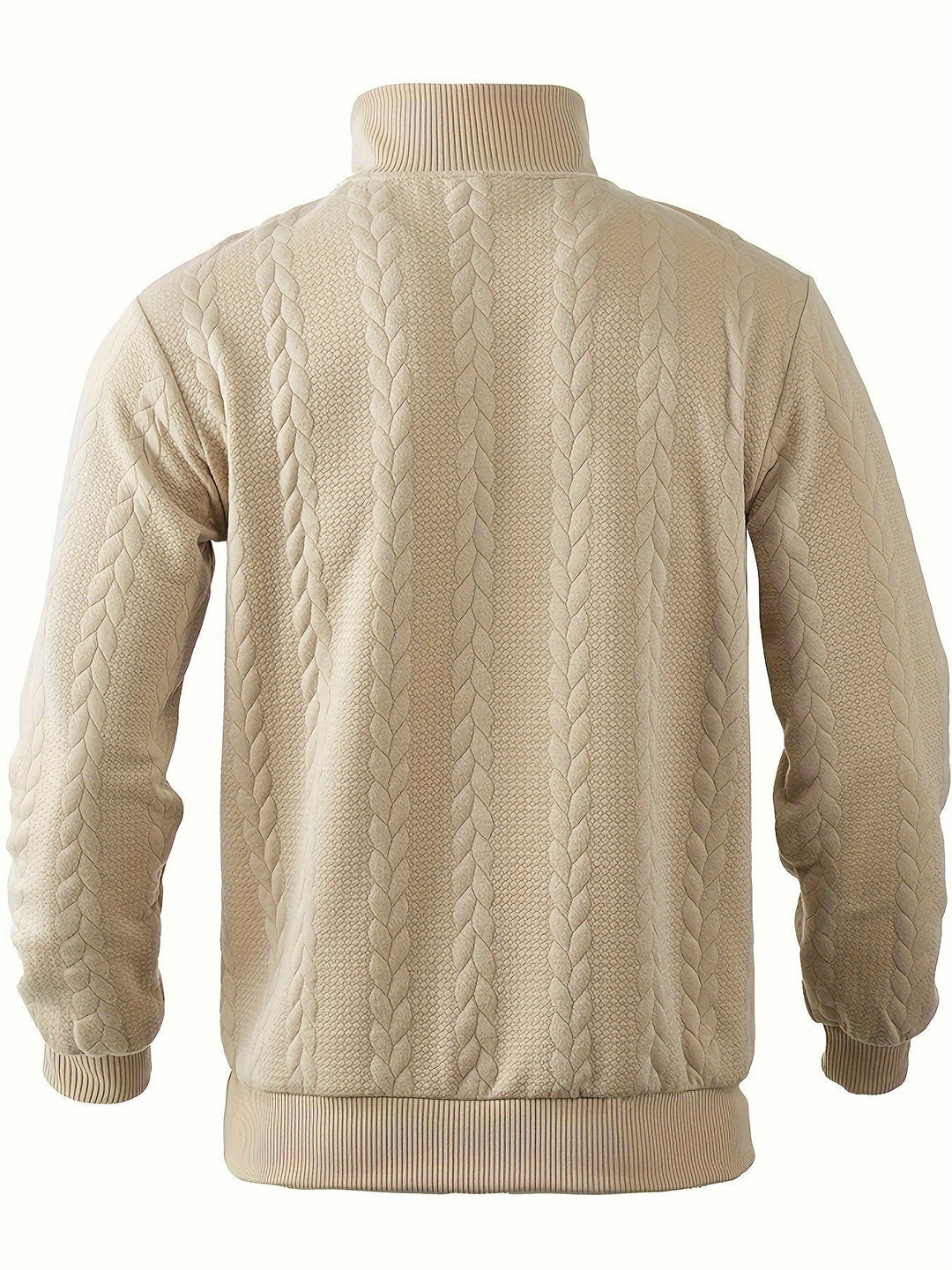 Roman | Eleganter Vintage-Pullover mit Reißverschluss