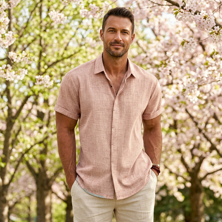 Raphael | Linen Cotton Blend Shirt