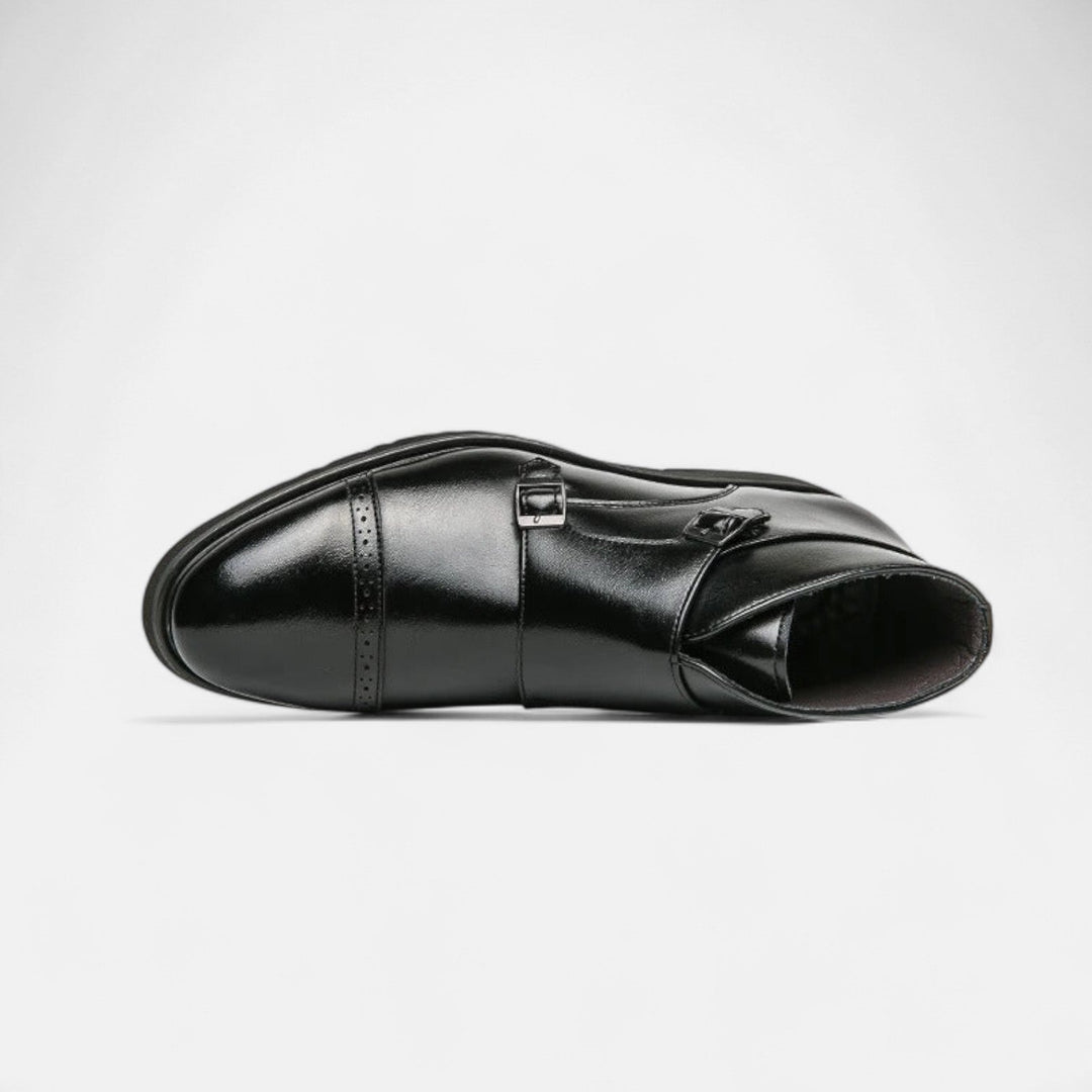 Leon | Herren Monk Strap Stiefeletten aus hochwertigem Ecopelle – Stilvoll und nachhaltig bei Waltherhaus!