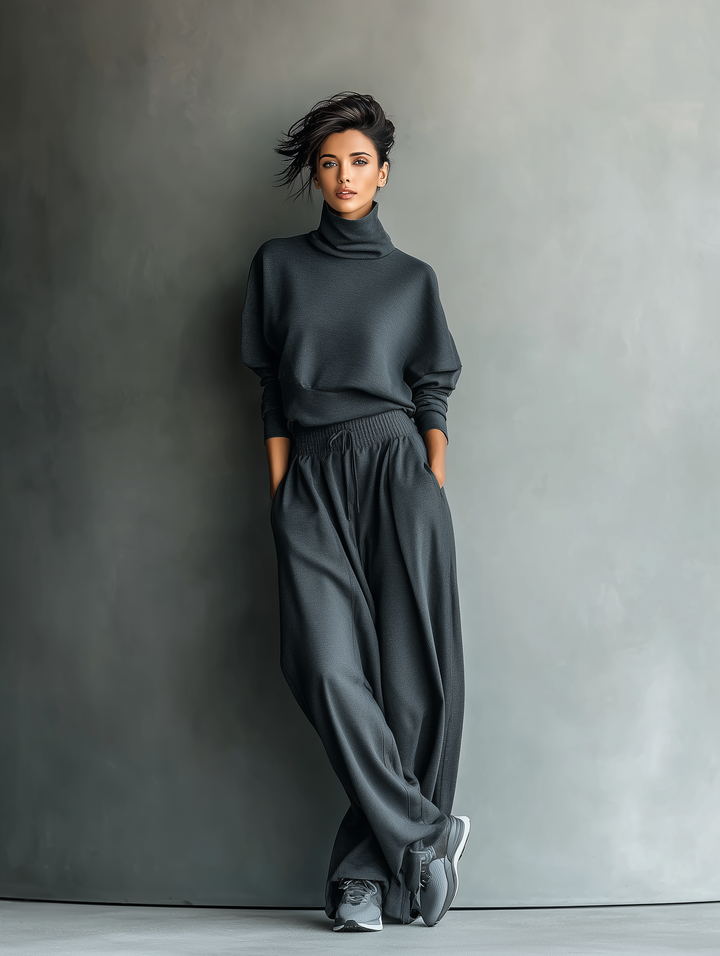 Lieselotte | Strick Ensemble Weite Hose