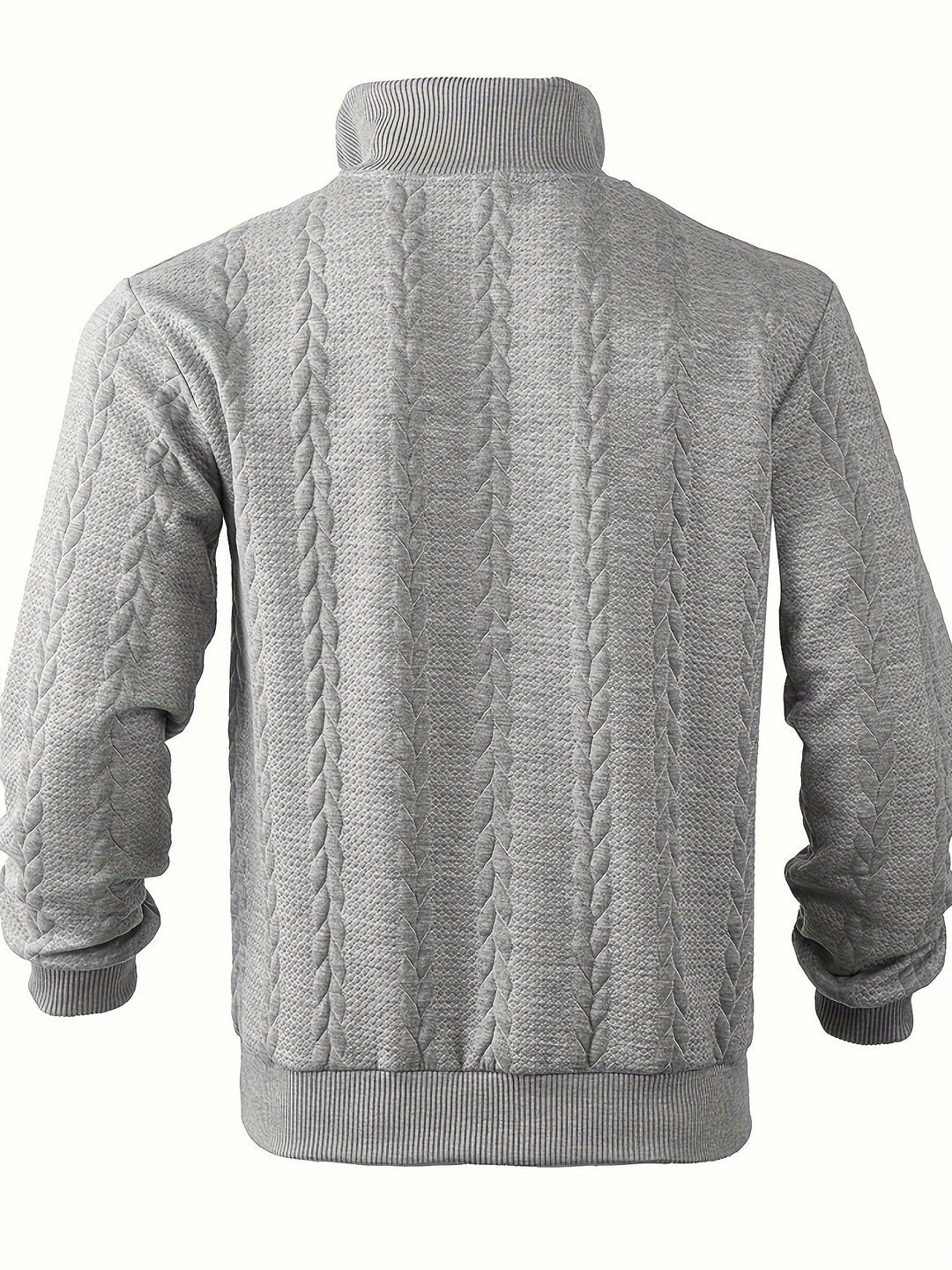 Roman | Eleganter Vintage-Pullover mit Reißverschluss