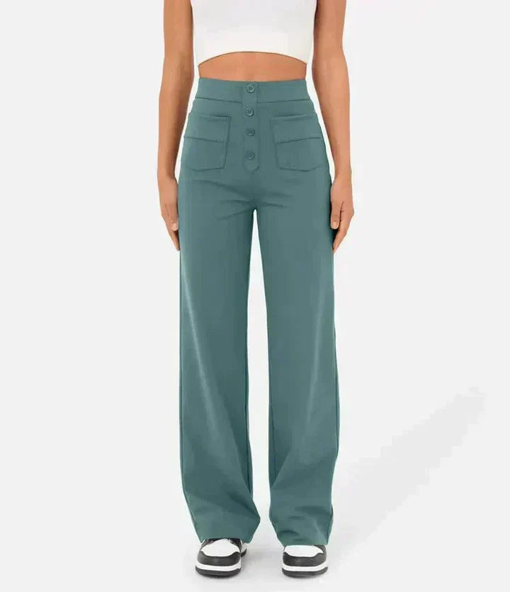Selina | Elastische Hose mit hoher Taille