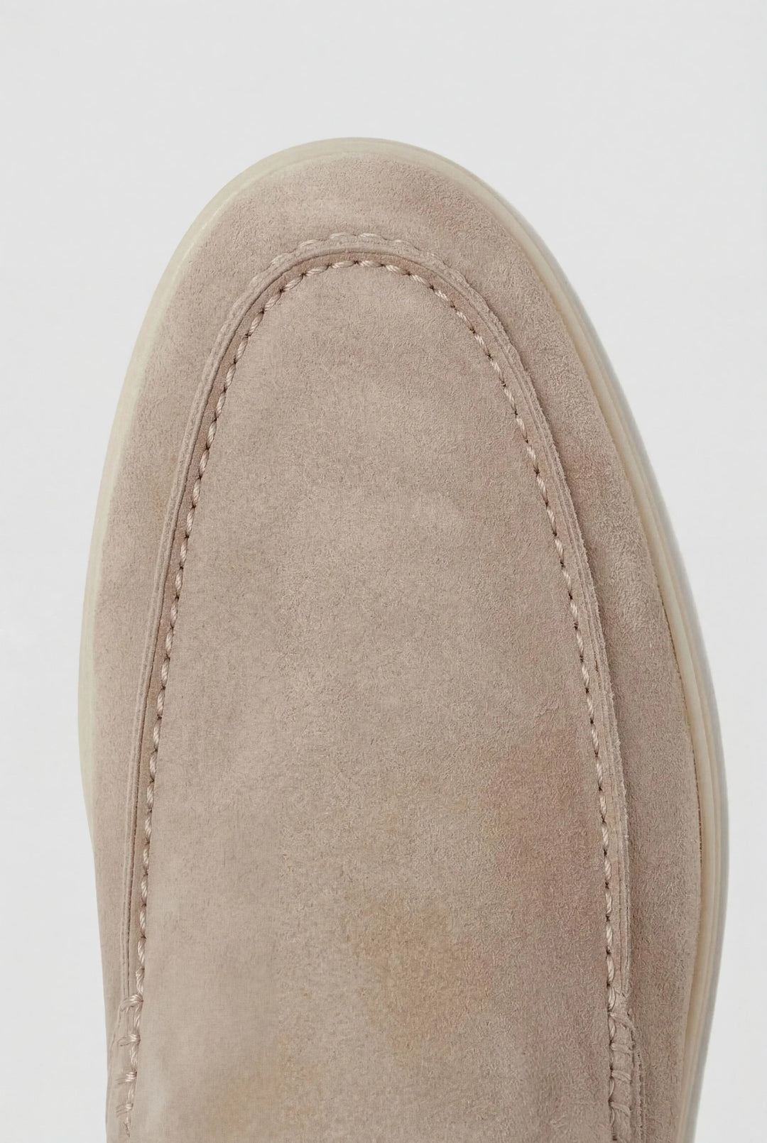 Beige Wildleder Yacht Mule