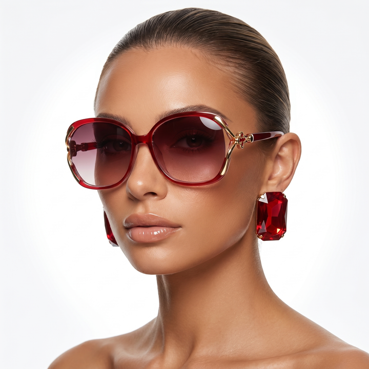 Rosewood Übergroße Sonnenbrille