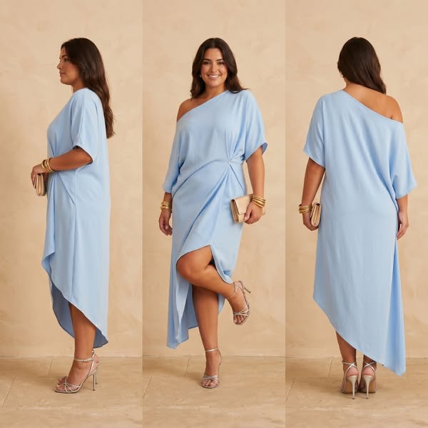 Camila | Elegantes asymmetrisches Kleid