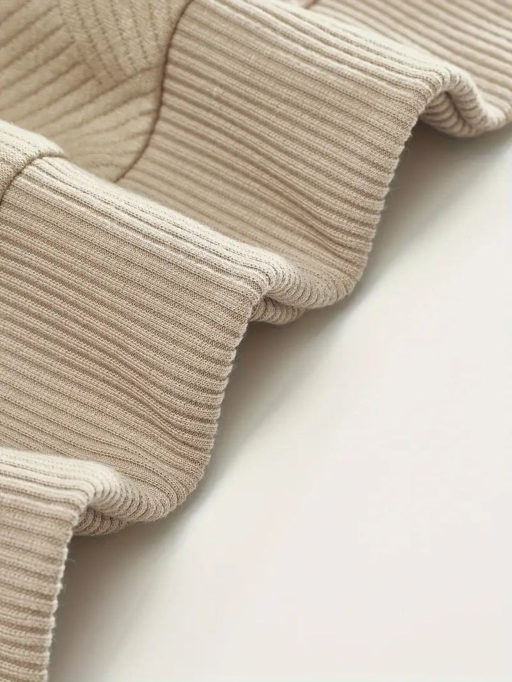Finn | Geometrisches Design Vintage Reißverschluss Pullover