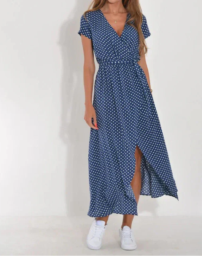 Lena | Elegantes Kleid mit V-Ausschnitt