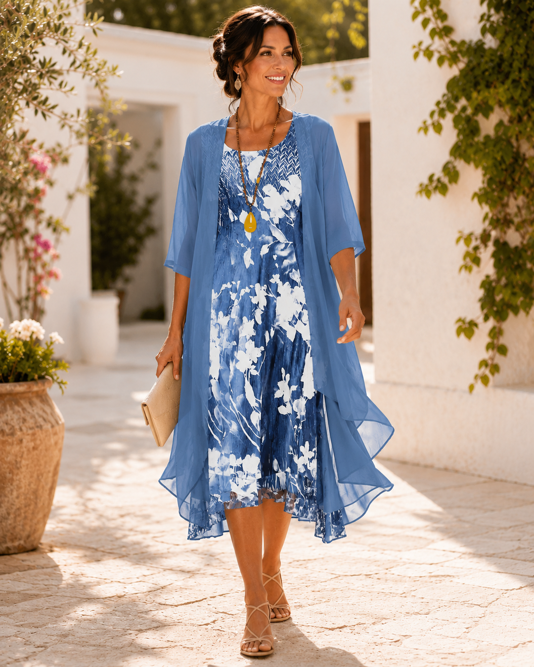 Olivia | Luftige Zweilagige Robe für Frauen