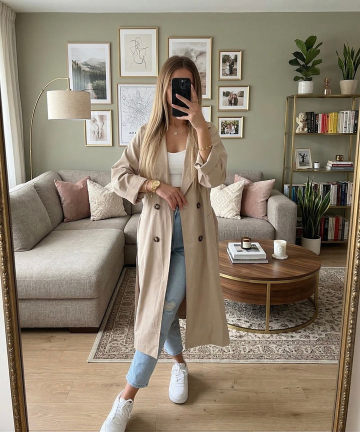 Leni | Klassischer Trenchcoat