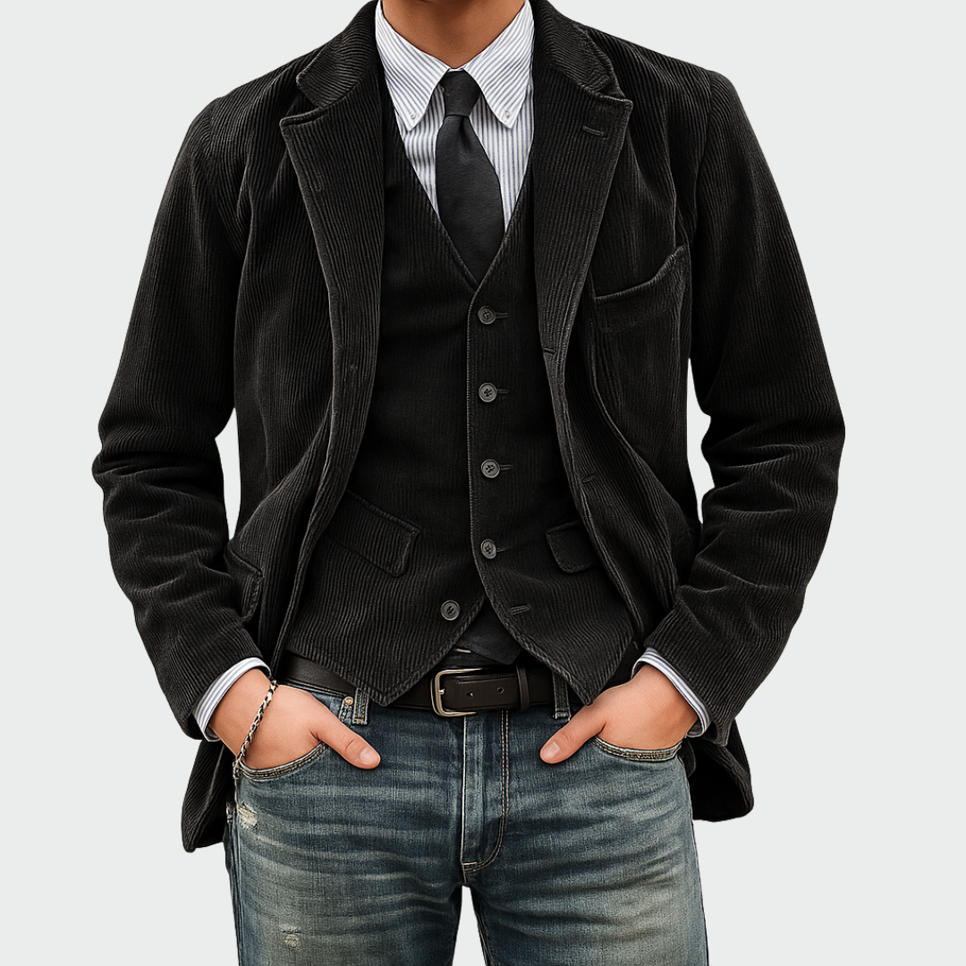 Ulf | Eleganter Anzugjacke und Weste