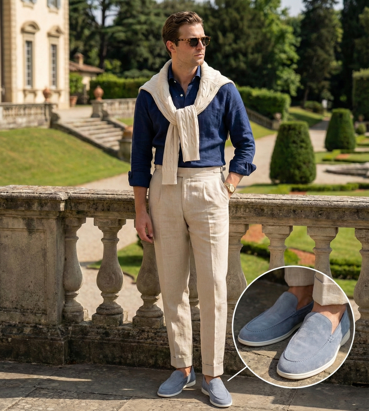Jonas | Premium Wildleder Slipper von  Max Clara